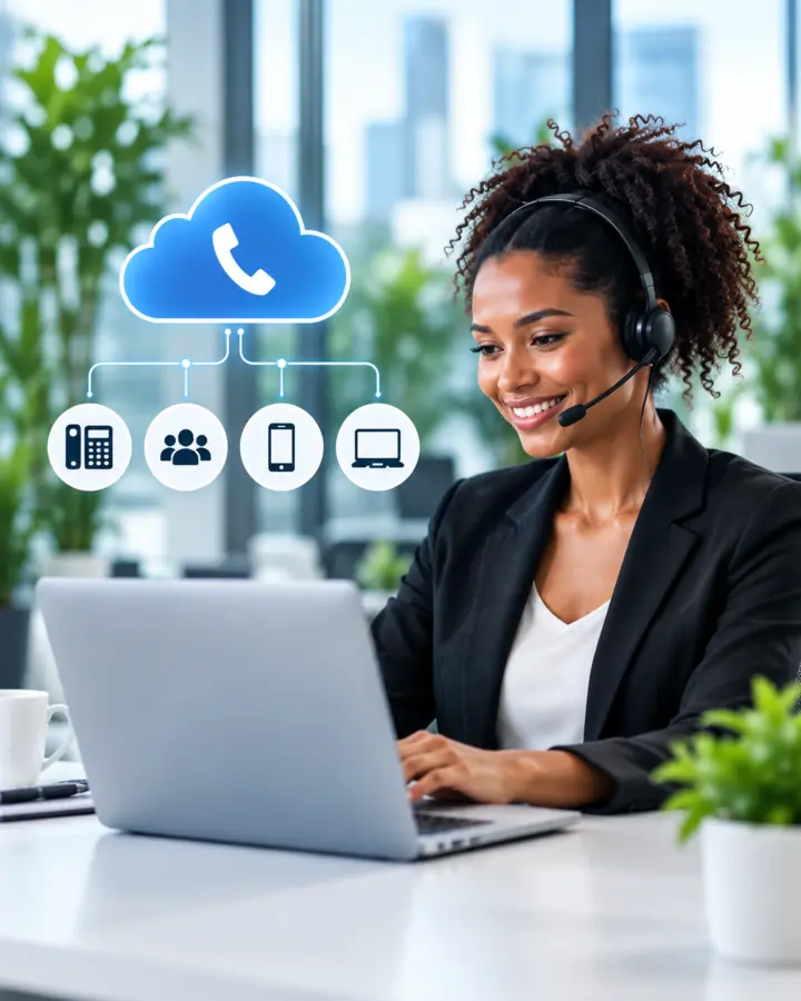 Cloud PBX customer service professional