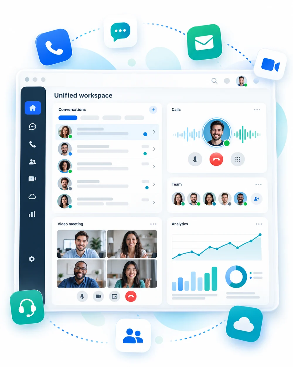 Unified business communication and collaboration